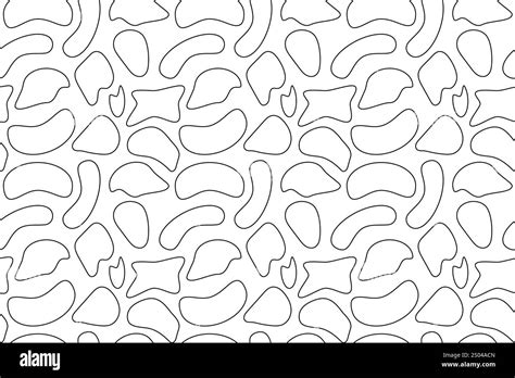 Seamless Black And White Pebble Style Pattern Great For Children