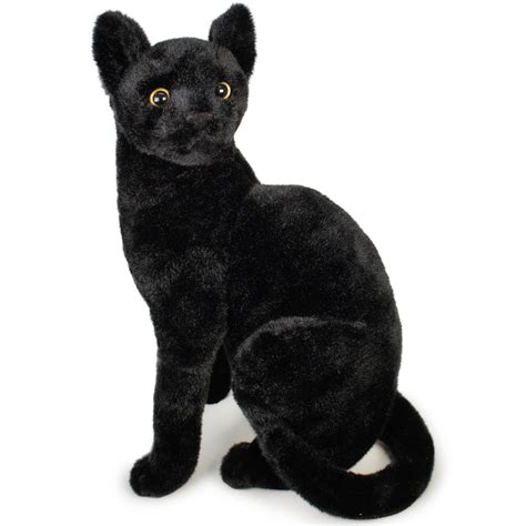 Boone the Black Cat | 14 Inch Stuffed Animal Plush | by Tiger Tale Toys - VIAHART Toy Co