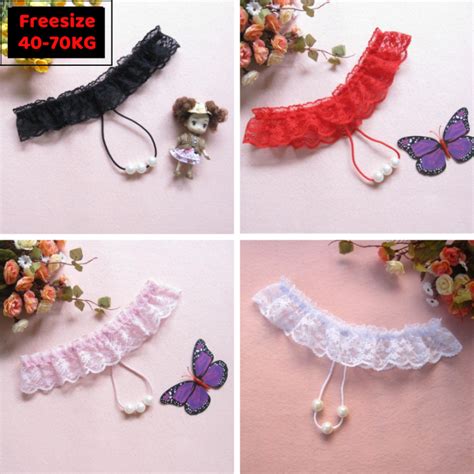 Secretlab Lingerie High Quality Woman Sexy Panties Open Crotch Transparent Thongs Lazada