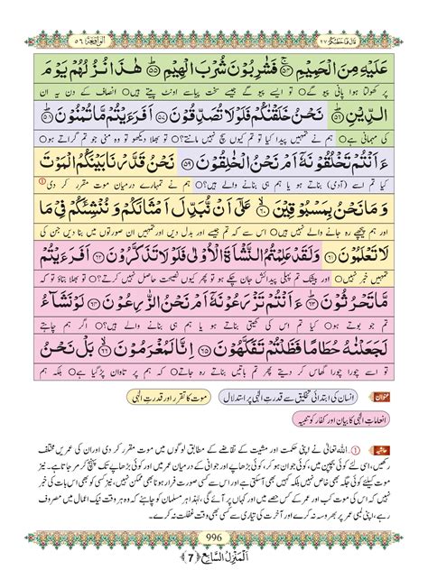 Surah Waqiah With Urdu Translation Hadees Tilawat