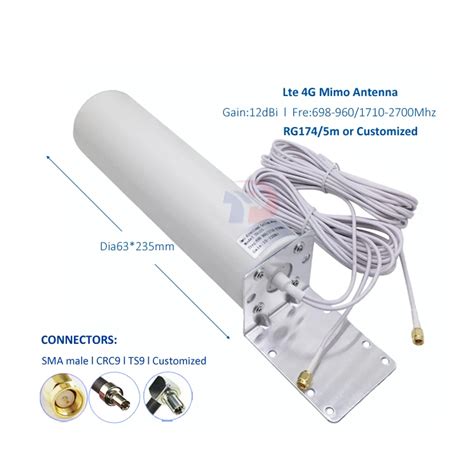 Outdoor Waterproof Router Wireless Antenna Omni Directional Dbi Lte