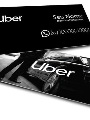 Cartao De Visita Taxi Uber Motorista Particular Compre Produtos