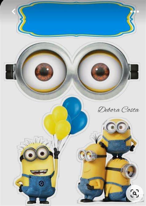 Minions Free Printable Cake Toppers Artofit