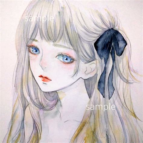 【目立った傷や汚れなし】肉筆原画 美人画 絵画 手描きイラスト オリジナル ヌード セクシー グラビア オリジナル 裸婦 水水彩画の落札情報