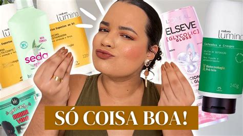 Produtos De Cabelo Favoritos Do Momento Youtube