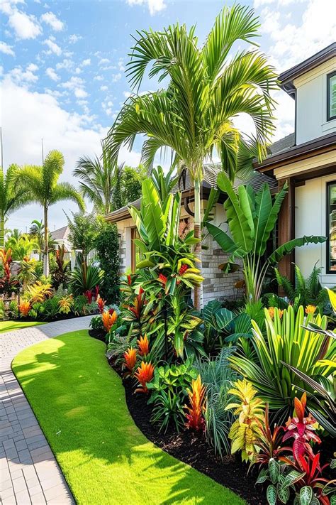 20 Tropical Landscaping Front Yard Ideas Tropical Paradise At Home In