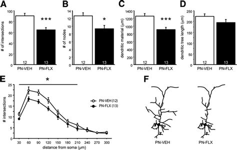 Pn Flx Treatment Alters Dendritic Morphology Of Il Pyramidal Neurons