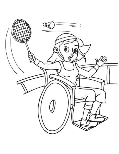 Desenhos De Menino Jogando Badminton Para Colorir E Imprimir Porn