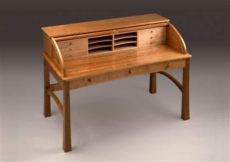 Contemporary Roll Top Desk In Cherry Furniture Maker Roll Top Desk