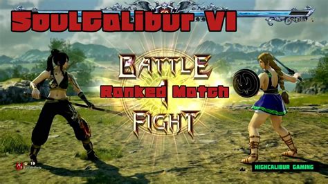 Soulcalibur Vi Sophitia Vs Seong Mi Na Lavidetbete Ranked Match