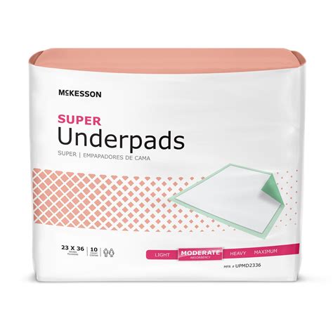 Mckesson Super Moderate Absorbency Underpad Comfort Fresh Llc