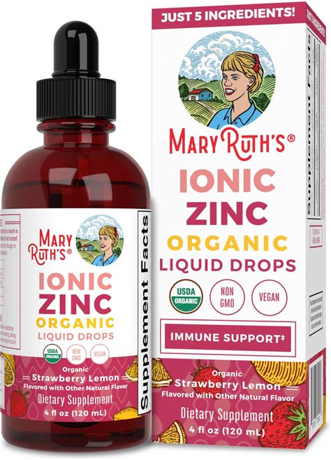 Amazon Mary Ruth S Ionic Zinc Strawberry Lemon Organic Fl Oz