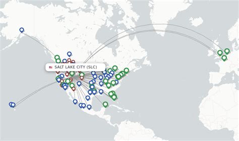 Direct Non Stop Flights From Salt Lake City Slc