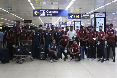 Bangladesh national football team arrived in Dhaka today | Bangladesh ...