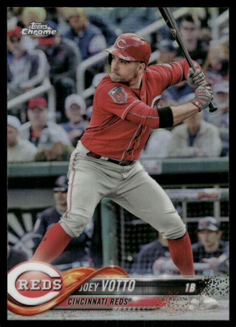 2018 Topps Chrome Refractor 123 Joey Votto Joey Votto For Sale