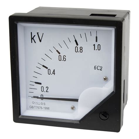 6C2 V1K 80 80mm 1KV 1000V Pointer DC Voltmeter 6C2 Series Analog Volt