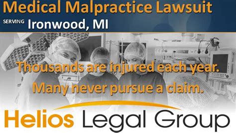 Medical Malpractice Legal Question Talk To A Lawyer Right Now 1 888 577 5988 Ironwood Mi On