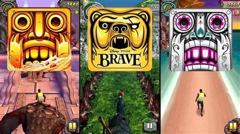 Temple Run Blazing Sands Vs Temple Run Brave Vs Temple Run Spirits