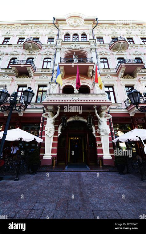 The Bristol hotel on Pushkin street in Odessa Stock Photo - Alamy