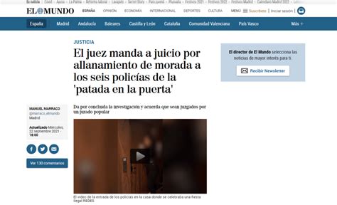 El Juez Manda A Juicio Por Allanamiento De Morada A Los Seis Polic As