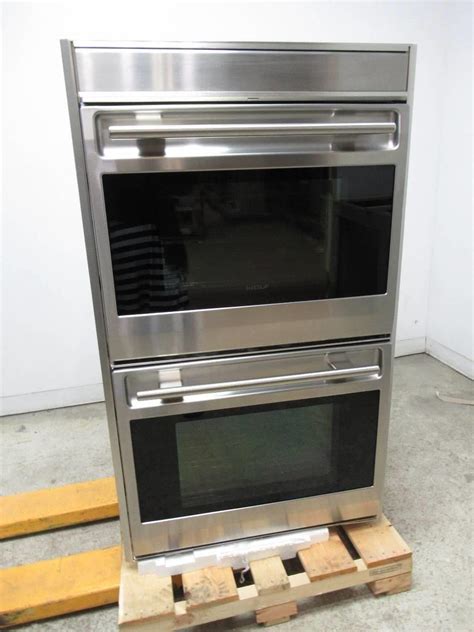 Wolf L Series 30" SS 4.5 Dual Convection Ovens Double Electric Wall ...