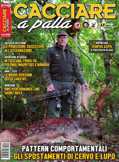 Cacciare A Palla Gennaio In Edicola Dal Dicembre Armi Magazine