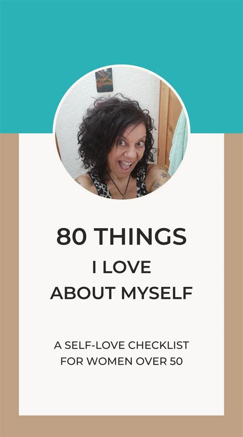 80 Things I Love About Myself Self Love List For Women Over 50