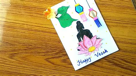 Vesak Greeting Cardhow To Make Easy Vesak Cardeasy Vesak Card 2021