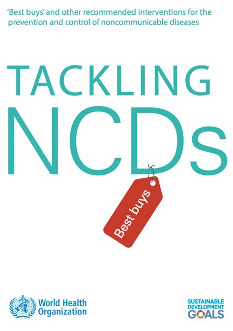 Tackling Ncds Best Buys And Other Recommended Interventions For The