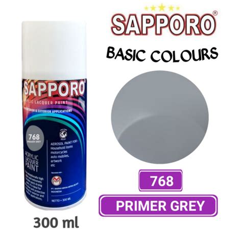 Jual 768 PRIMER GREY EPOXY SAPPORO STANDAR 300ml Cat Semprot Pylok