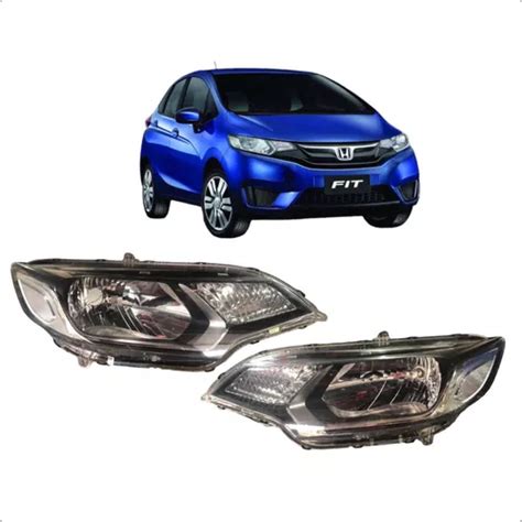 Par De Farol Honda Fit W Parcelamento