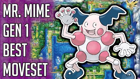 Mr Mime Gen 1 Best Moveset Mr Mime Best Moveset Moves Pokemon Red