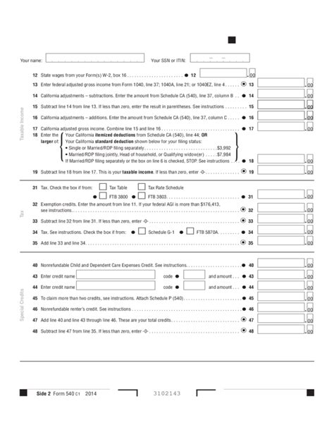 Printable Income Tax Forms