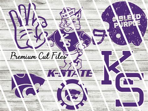 Kansas State Wildcats Premium Svg And Sublimation Bundle The Brass Rose