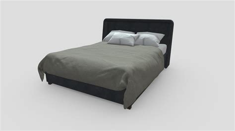 Bed Download Free 3d Model By Rickmaolly [b8c16d4] Sketchfab