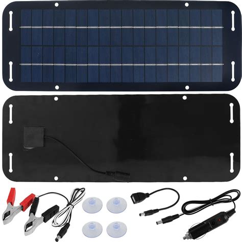 Voltset Kit De Panneau Solaire 10 W Chargeur Et Mainteneur De Batterie