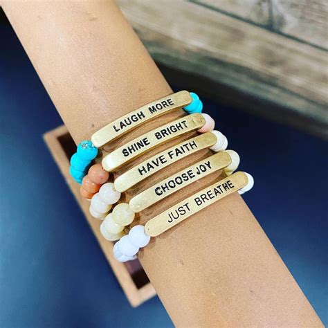It Never Hurts To Wear A Positive Message On Your Wrist Positive