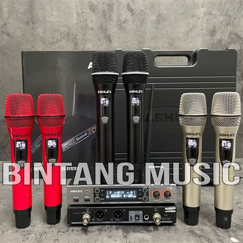 Jual Mic Wireless Ashley Combo Original Ashley Combo New Model