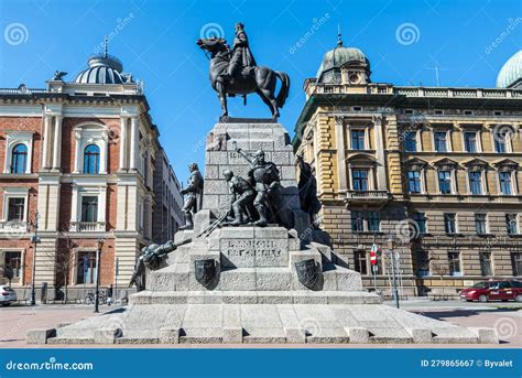 Monument To The Battle Of Grunwald On Jan Matejko Square Architecture