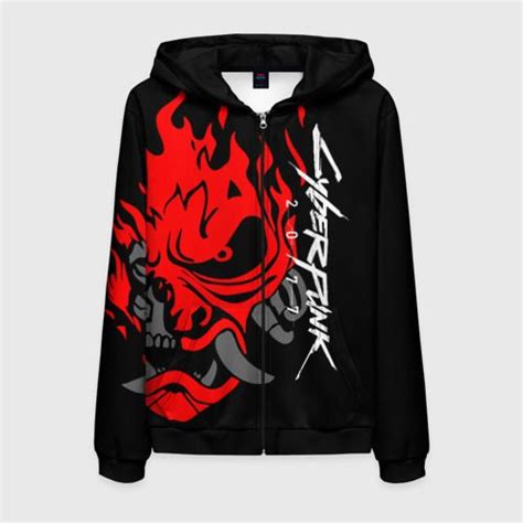 Толстовка Vsemayki cyberpunk 2077 samurai самурай 3D на молнии ...