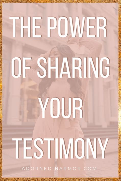 8 Reasons You Should Share Your Testimony Testimony Quotes Testimony