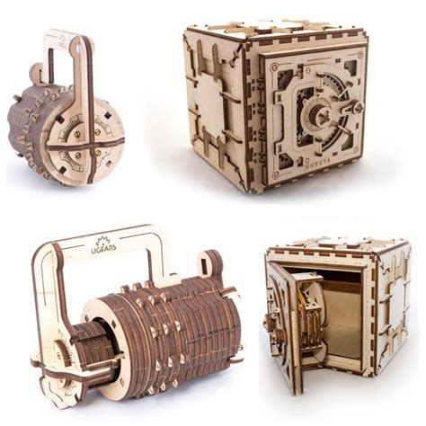 Coffre Fort Ugears Puzzle D En Bois Ugears Models