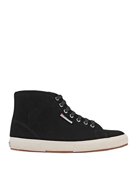 Superga Velvet High Tops And Sneakers In Black Lyst