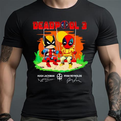 Deadpool And Wolverine Deadpool 3 Signatures Shirt Hersmiles