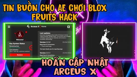 Roblox Th I Gian C P Nh T Update Arceus X V Ho C V S Ho N Ng Y Ra