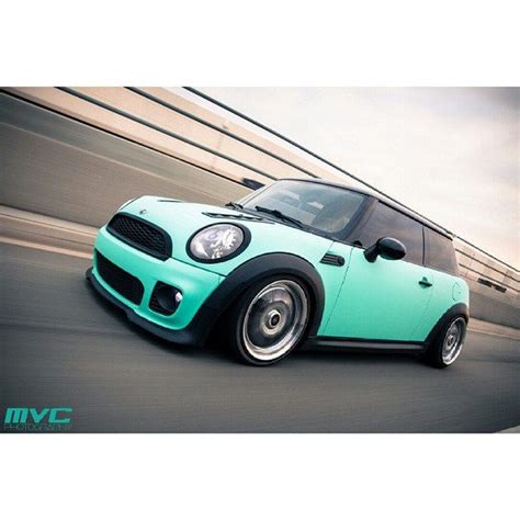 Rolling Tiffany Blue Mini Cooper on Volk racing VR-X10 ~ #mvcphoto # ...