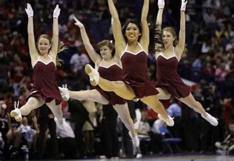 Stanford Cheerleaders Cheerleading College Basketball Cheer