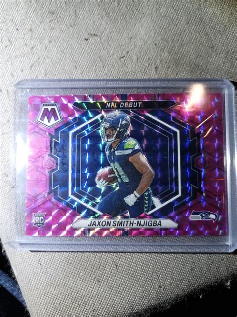 Jaxon Smith Njigba Purple Ungraded Panini Mosaic Nfl Debut