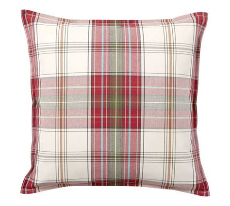 Cambridge Plaid Pillow Cover Pottery Barn