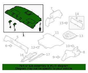 2019 2020 Nissan Altima Pkg Tray Trim 79910 6CA0A QuirkParts